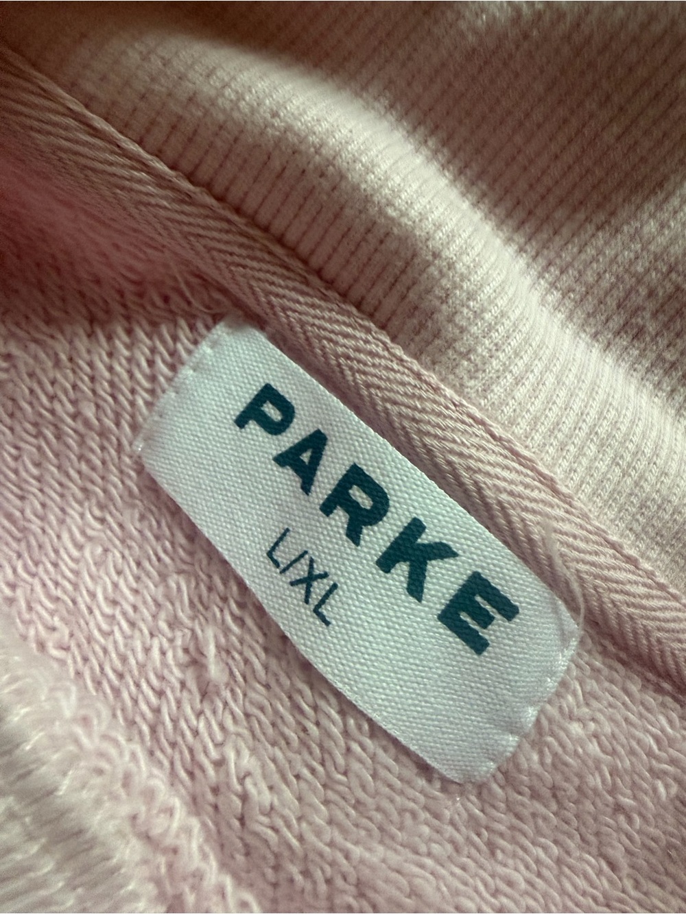 PARKE Polka Dot Letter Varsity Mockneck L/XL - Picture 6 of 6